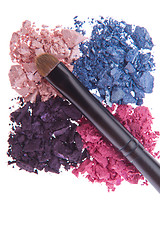 Image showing crushed eyeshadows