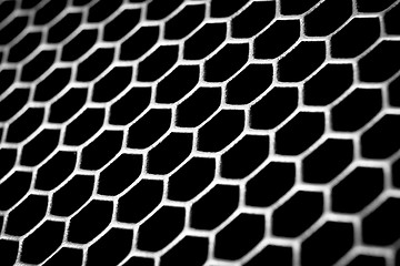 Image showing abstract metallic grid