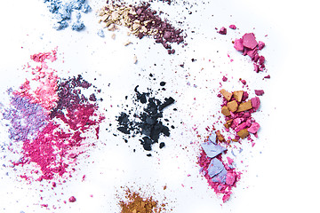 Image showing crushed eyeshadow