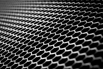 Image showing abstract metallic grid