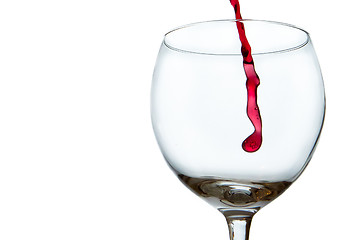 Image showing pouring red wine 