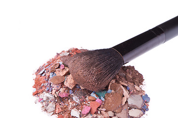 Image showing crushed eyeshadows