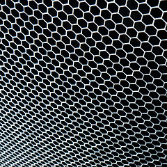 Image showing abstract metallic grid