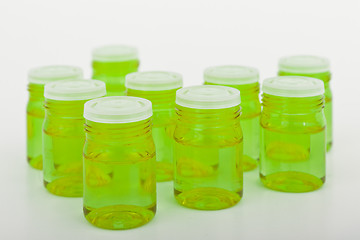 Image showing cosmetic glass containers