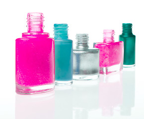 Image showing nail polish set