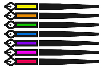 Image showing Color pens