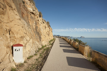 Image showing Coastal road