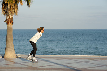 Image showing Inline skating