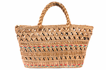 Image showing Wicker bag