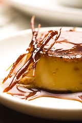 Image showing Delicious creme caramel dessert 