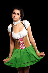 Image showing Pretty girl in german style
