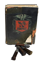 Image showing Military Diary and bullets
