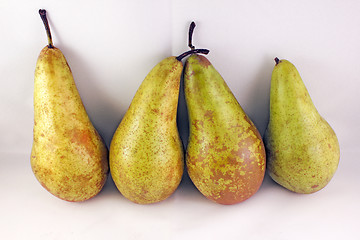 Image showing Four Pears