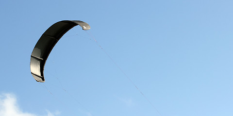 Image showing kitesurfing