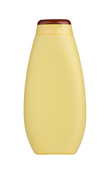 Image showing Yellow shampoo bottle