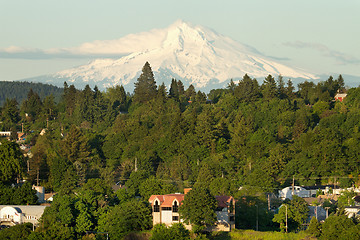 Image showing Mount Hood and Oregon City