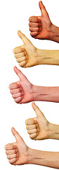 Image showing Thumb up Hand sign