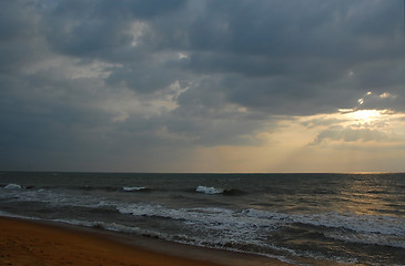 Image showing Sunset in Sri Lanka