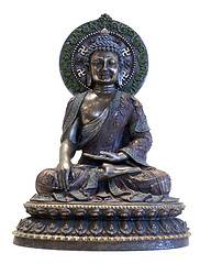 Image showing Earth Touching Pose Sitting Buddha