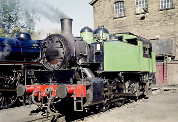 Image showing  Tank Engine Side View