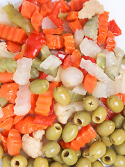 Image showing Mixed vegetables