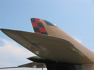 Image showing Aircraft - tail wings