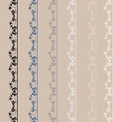 Image showing Seamless background. Illustration lace.