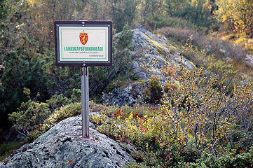 Image showing Norwegian sign