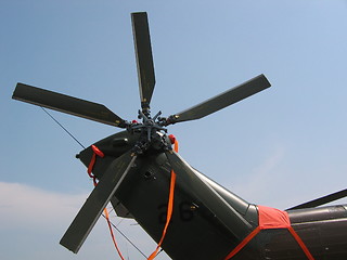 Image showing Aircraft - tail wings (rotorblades)