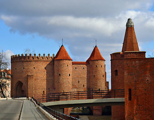 Image showing Barbican in Warsaw