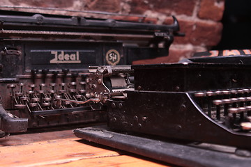 Image showing Vintage typewriter 