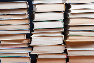 Image showing vintage stock books, on white background