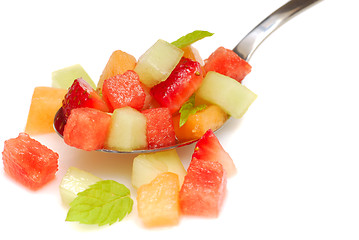 Image showing Fresh fruit salsa