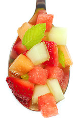 Image showing Fresh fruit salsa