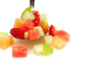 Image showing Fresh fruit salsa