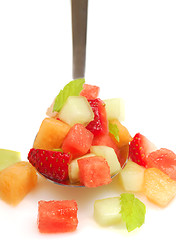 Image showing Fresh fruit salsa