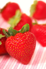 Image showing Fresh ripe strawberries