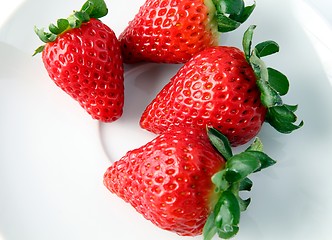 Image showing strawberries Macro