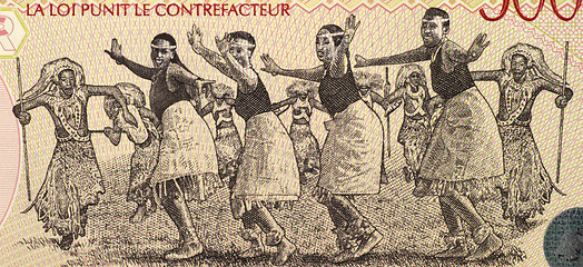 Image showing Dancers from Rwanda