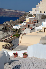 Image showing incredible santorini island view greece