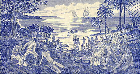 Image showing Slave Trade Scene 