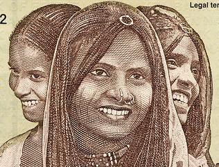 Image showing Three Young Women from Eritrea