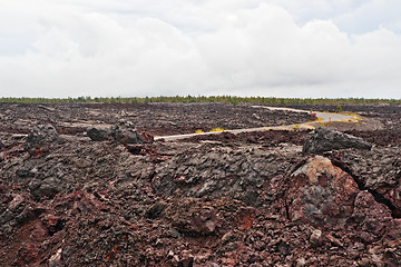 Image showing  Chain of craters road in Big Island of Hawaii