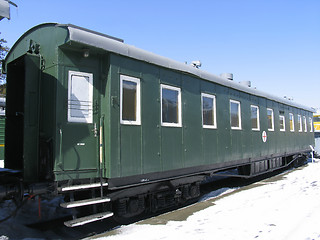 Image showing Old hospital-car