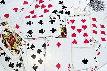 Image showing Playing cards