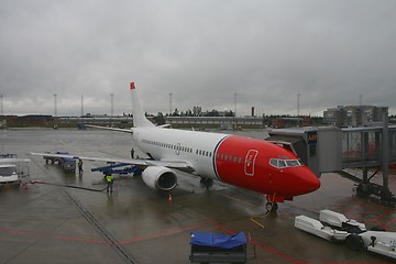 Image showing Airplane at airport