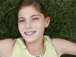 Image showing 12 year old girl.