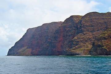 Image showing Rugged Na Pali Coastline of Kauai, Hawaii, USA