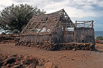 Image showing Puukohala Heiau National historic site in Big Island of Hawaii