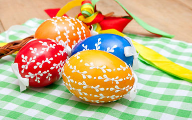 Image showing Easter Painted Eggs